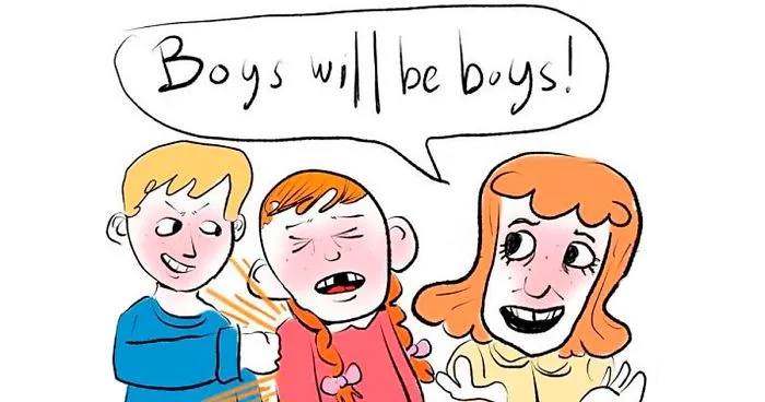 Guy Illustrates How Boys Develop Sexism From Seemingly Small Interactions With Adults