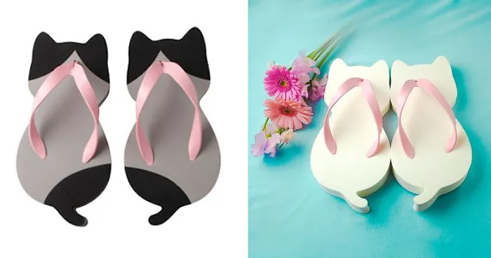 These Cat-Shaped Sandals Were Created By A Japanese Company, And They Look Adorable