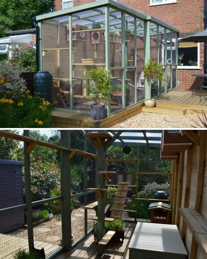 Cat Patios, Known As Catios, Are The Latest Way To Spoil Your Beloved Kitty (30 Pics)