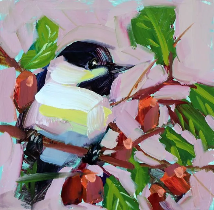 This Artist Uses Thick Strokes To Create Intricate Oil Paintings Of Birds