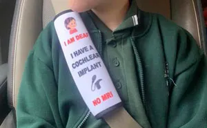 Mother Creates Seat Belt Covers That Would Warn Emergency Workers About Children's Health Issues