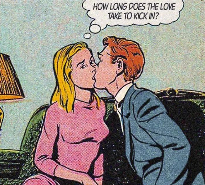 24 Vintage Comics Mashed With Disappointing Modern Love