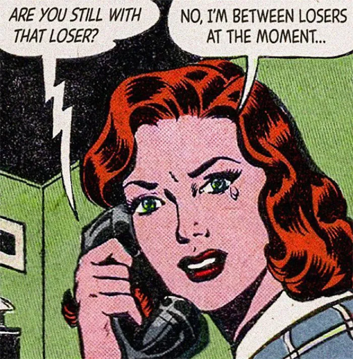 24 Vintage Comics Mashed With Disappointing Modern Love