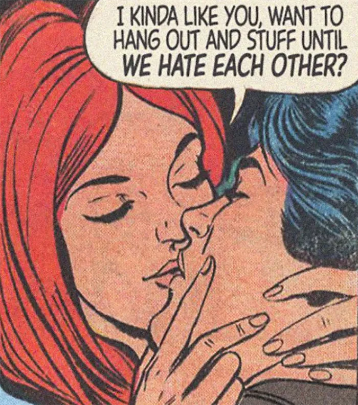 24 Vintage Comics Mashed With Disappointing Modern Love