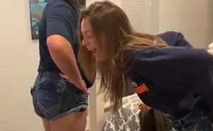Dad Puts On Skimpy Shorts To Prove A Point To His Daughter
