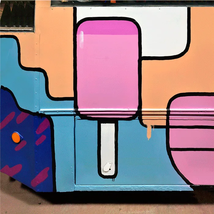 5 Hand-Painted Animations On Public Transport