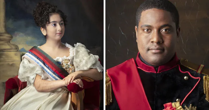I Reconstruct Historical Portraits Of Monarchs With Refugees