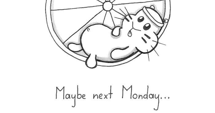 My Girlfriend Draws A Cute Little Creature To Lift Me Up