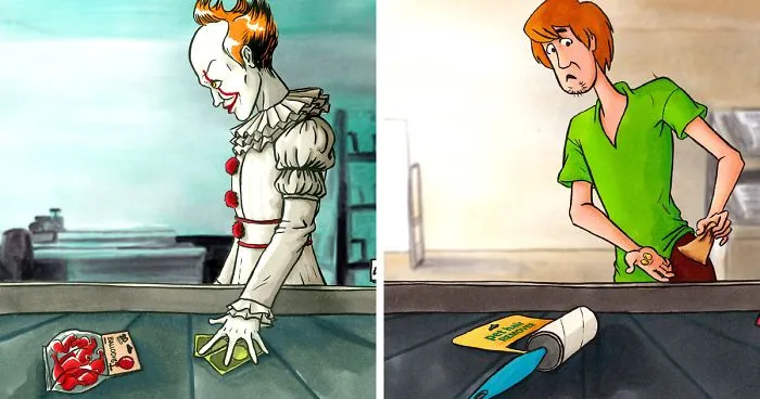 My 23 Illustrations Show What Famous Characters Would Buy At The Supermarket