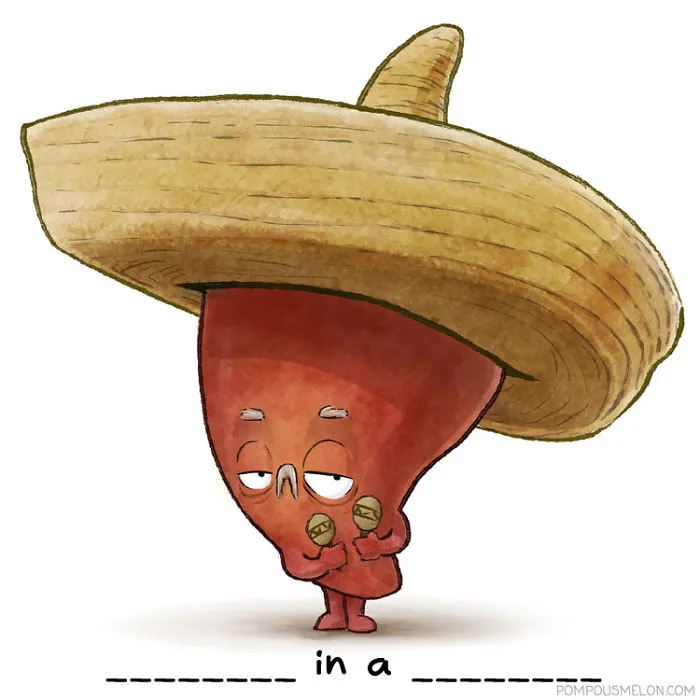 We Illustrated 15 Fruits And Veggies In Clothing That Rhyme. Can You Guess Them?