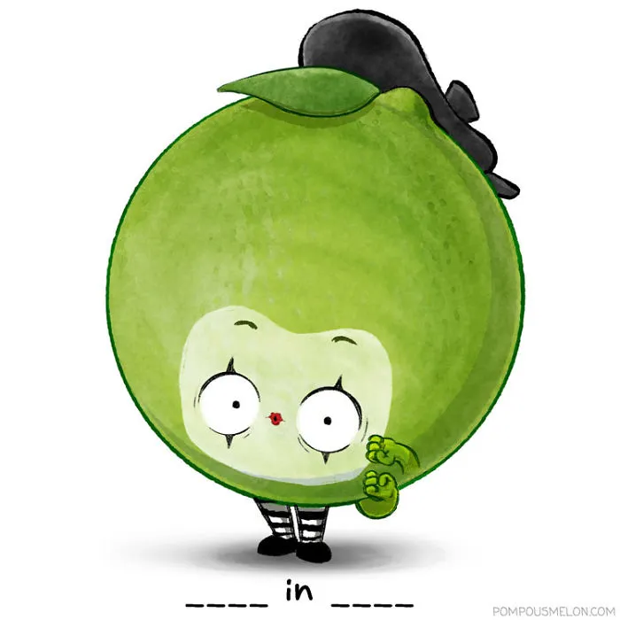We Illustrated 15 Fruits And Veggies In Clothing That Rhyme. Can You Guess Them?