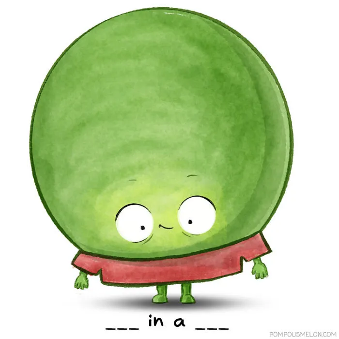 We Illustrated 15 Fruits And Veggies In Clothing That Rhyme. Can You Guess Them?
