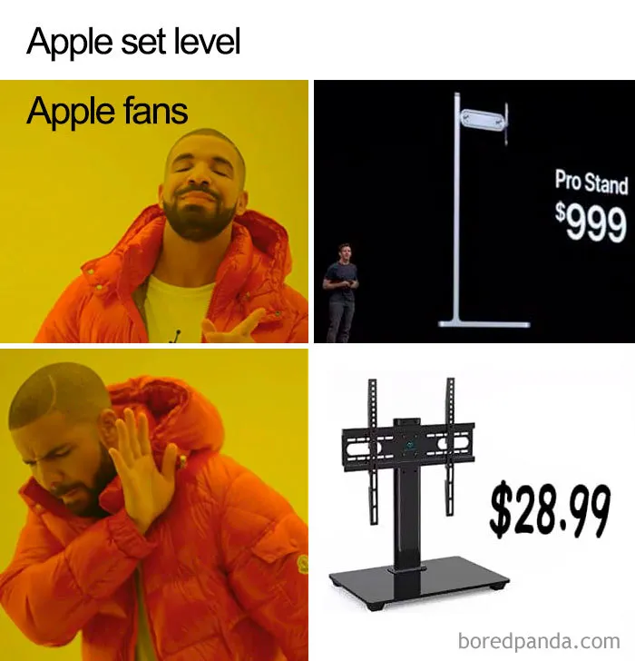 People Are Making Fun Of Apple's New $999 Monitor Stand And Mac Pro With 30 Hilarious Memes