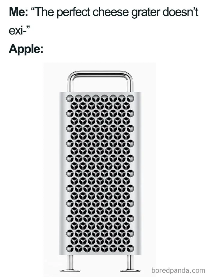 People Are Making Fun Of Apple's New $999 Monitor Stand And Mac Pro With 30 Hilarious Memes