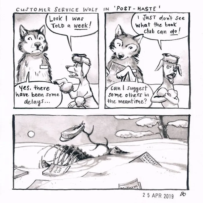 Customer Service Wolf In 'Post-Haste'