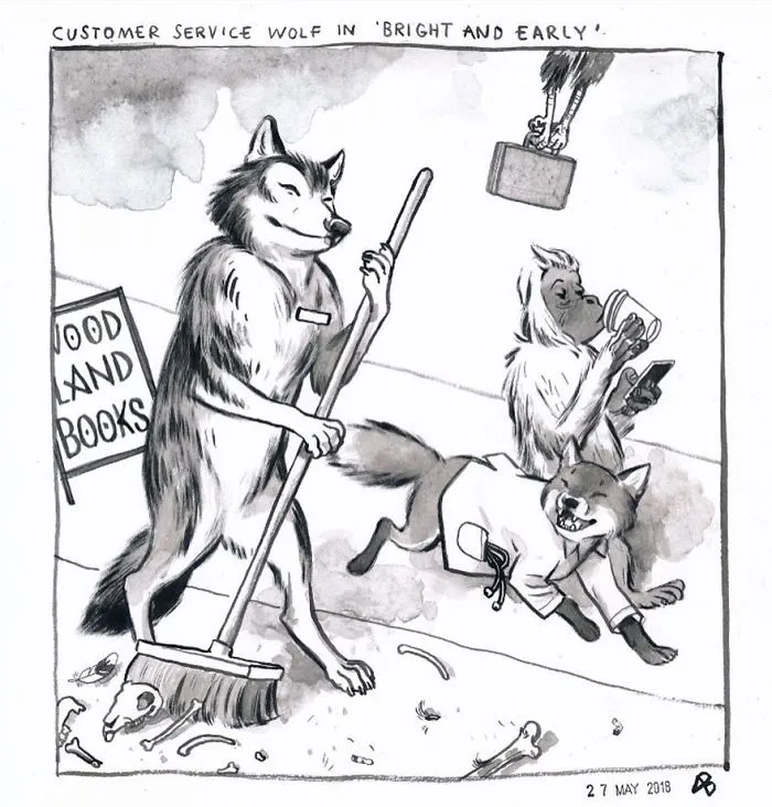 Customer Service Wolf In 'Bright And Early'