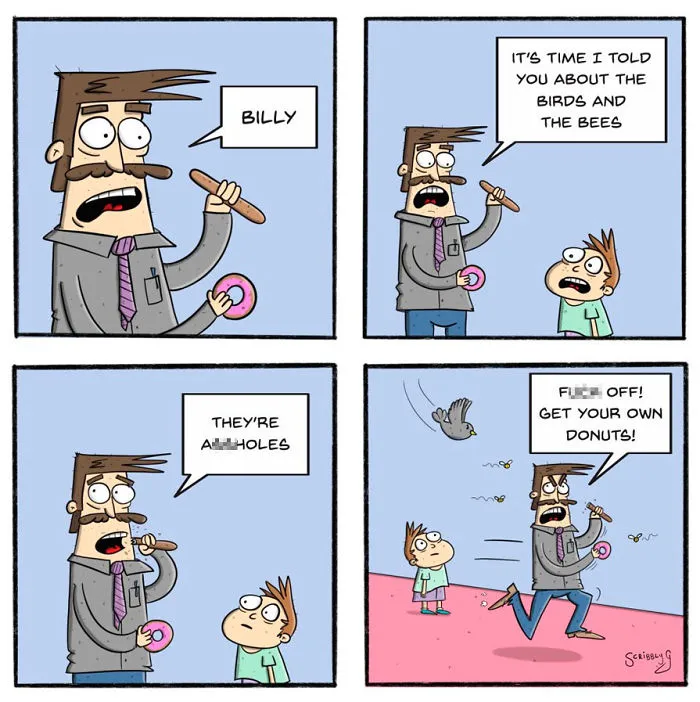 40 Hilarious And Dark Comics With A Sudden Twist By Scribbly G