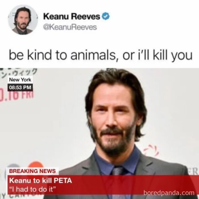 Keanu Reeves Is Truly Breathtaking And Here Are 30 Memes About Him