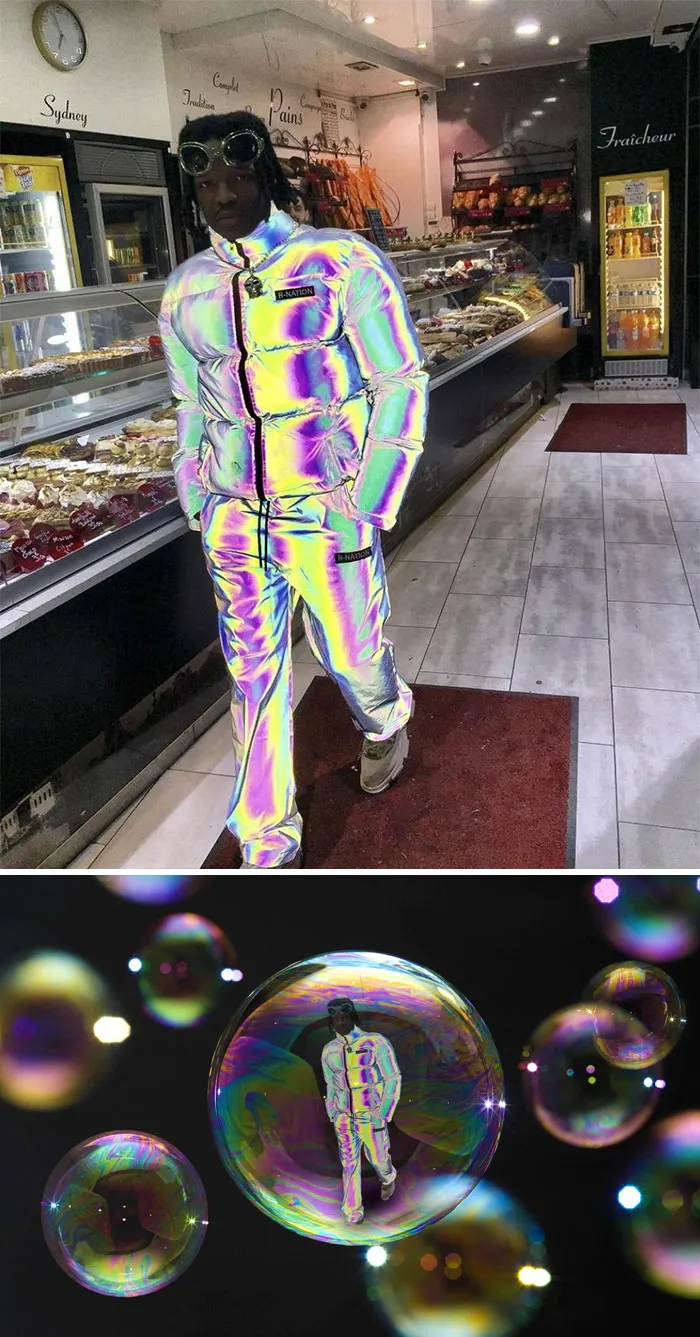 Este hombre y su ropa