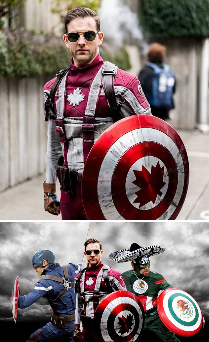 This "Captain Canada" Cosplay