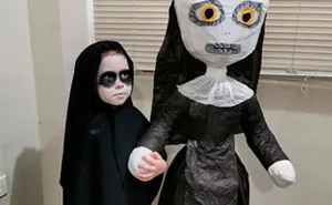 3-Year-Old Picks 'The Nun' Movie As Her Theme For The Party, Gets A Response From The Main Actress