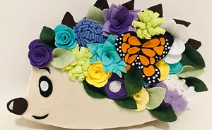 I Started Making Flowers Out Of Felt Because My Pets Always Eat And/Or Destroy Real Ones