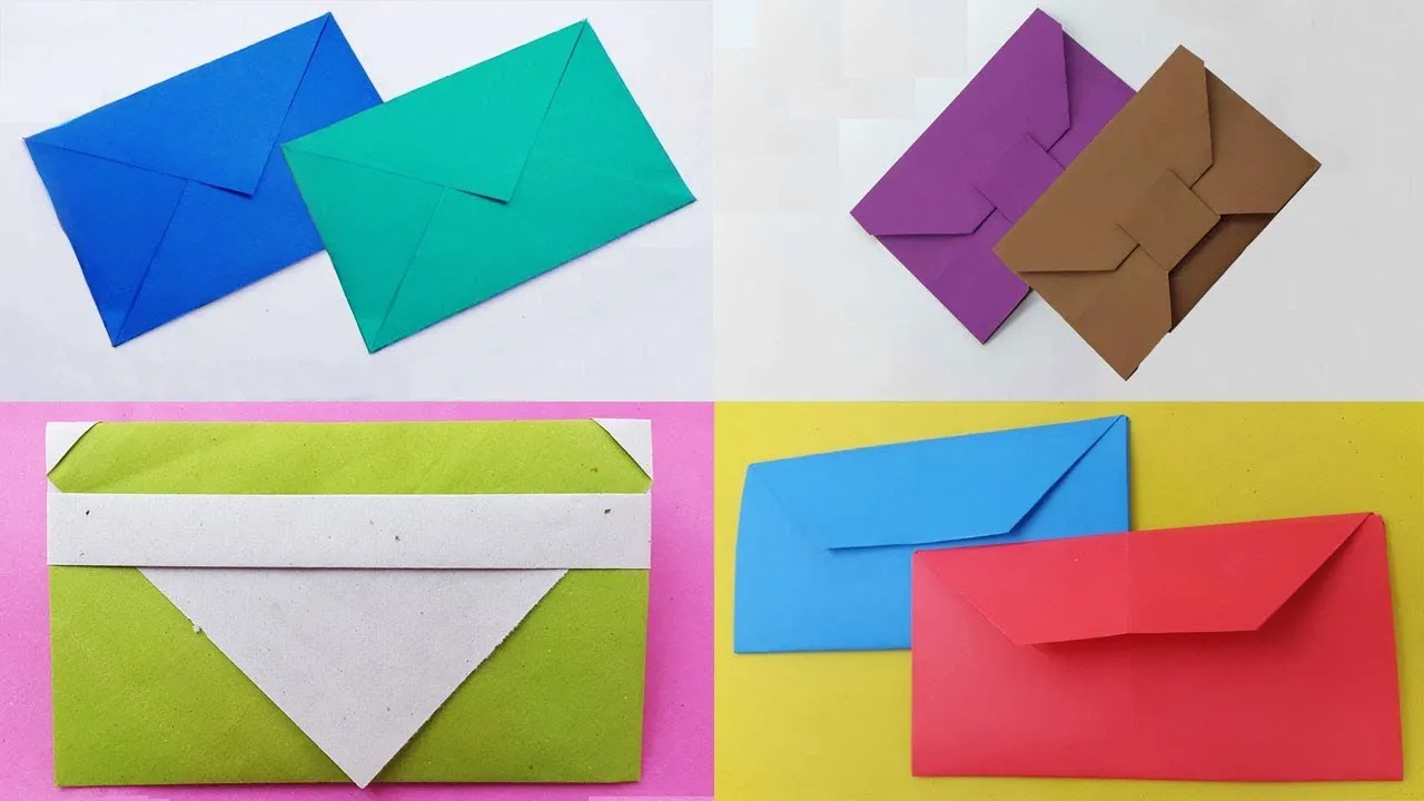 4 Easy Paper Envelope Making Instruction