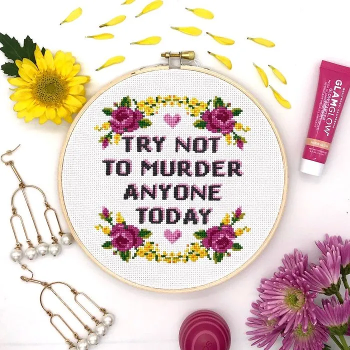 Here Are 21 Of My Funny And Sassy Cross-Stitch Designs