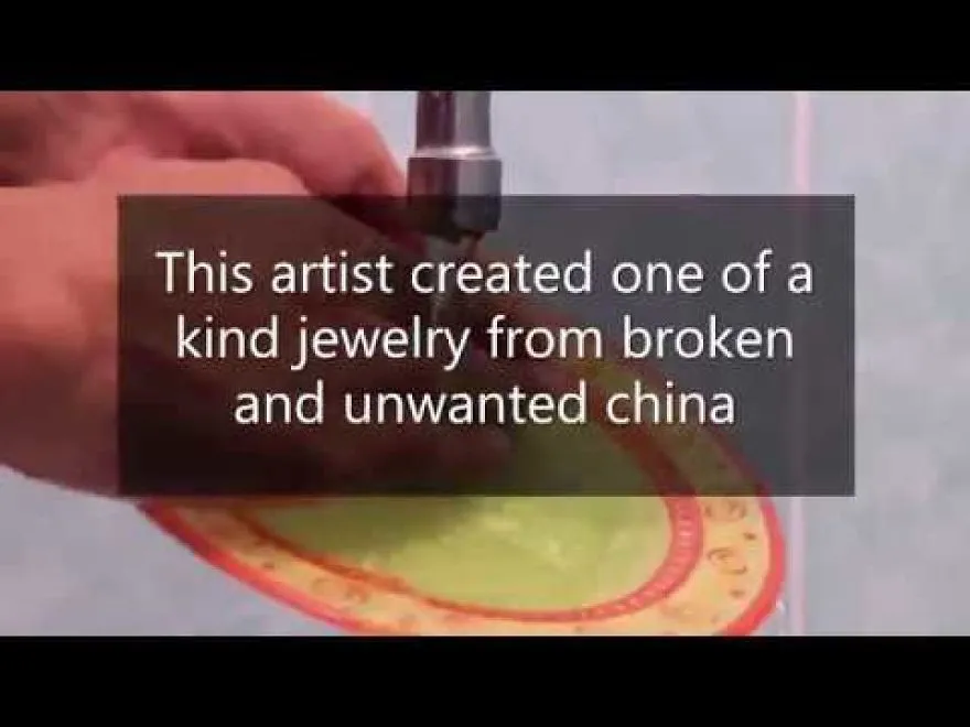 This Artist Created One Of A Kind Jewelry From Broken And Unwanted China