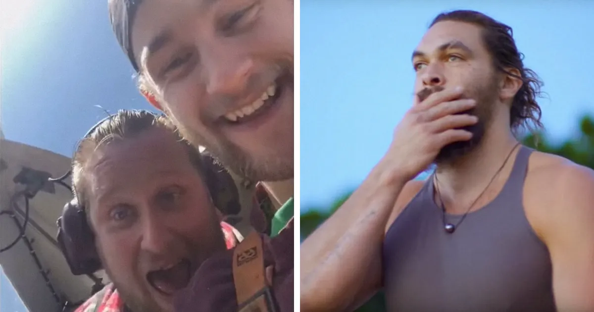 Se vuelve viral el mensaje de Jason Momoa a 2 pescadores que cortaron la cola de un tiburón y lo devolvieron al mar