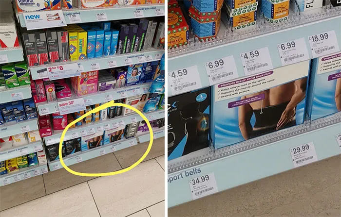 Back Pain Remedy On The Bottom Shelf