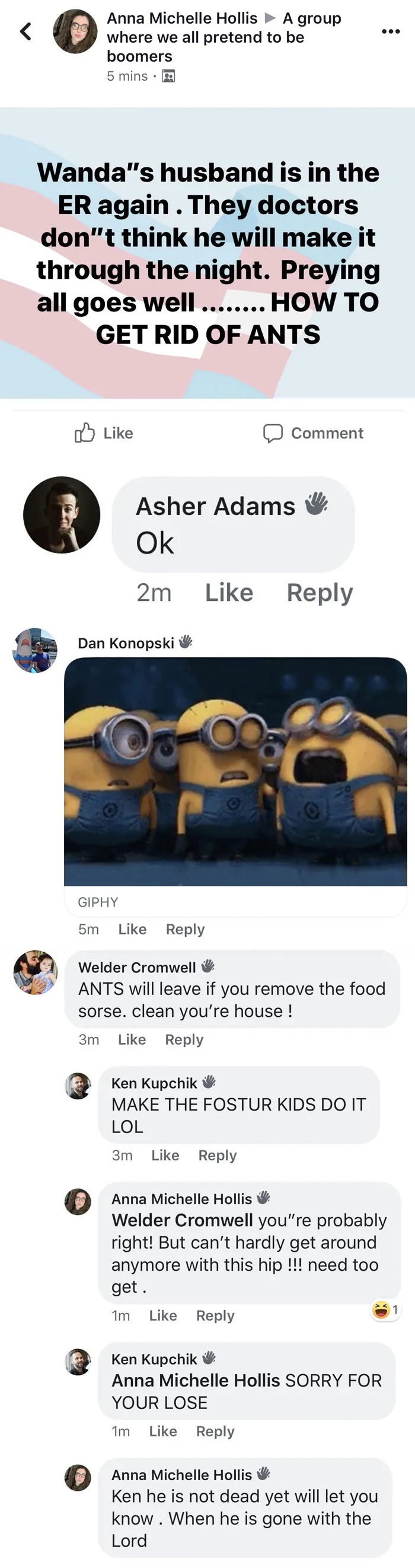 Millennials Are Pretending To Be Baby Boomers In This FB Group And Here Are 25 Hilarious Posts