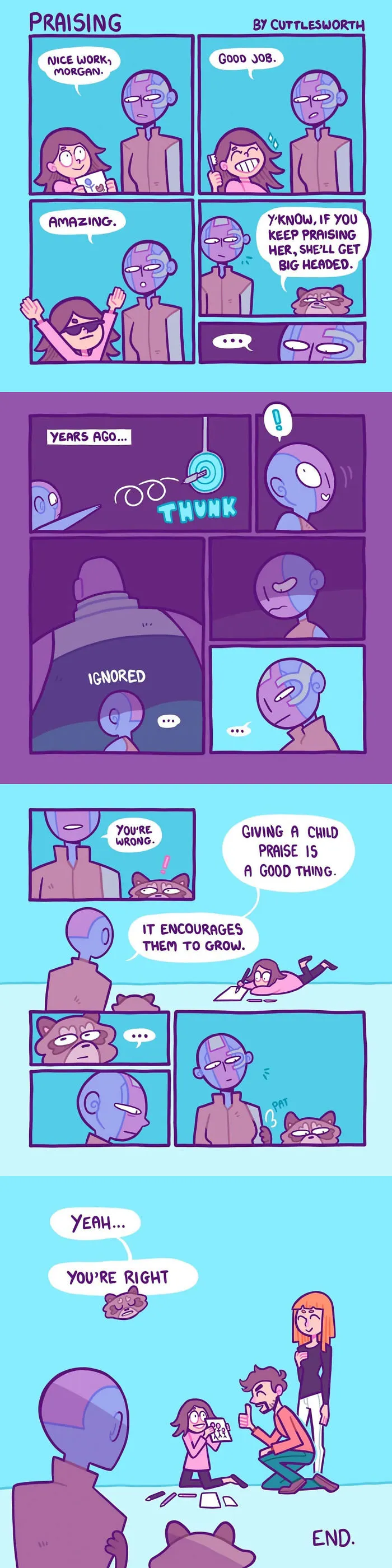 Artist Draws Comics About Nebula, The Daughter Of Thanos, Dealing With Everyday Life (10 Pics)