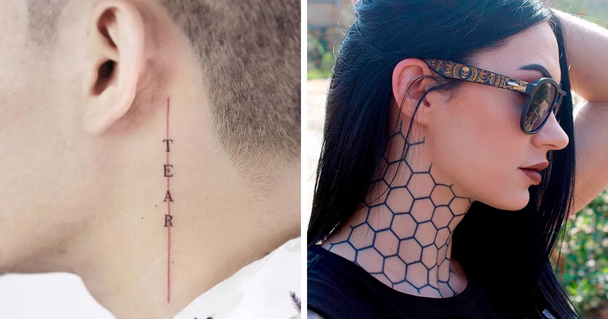 30 People Who Creatively Inked Their Necks