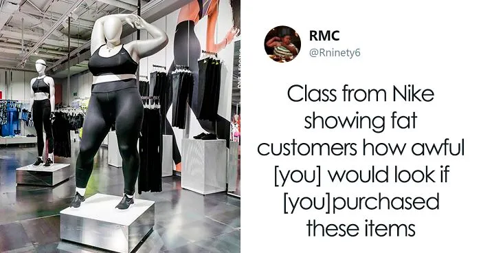 A Nike Store In London Received Backlash After Installing Plus Size Mannequins