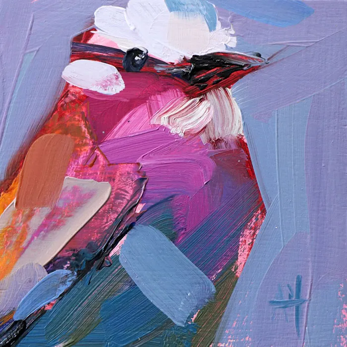 This Artist Uses Thick Strokes To Create Intricate Oil Paintings Of Birds