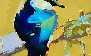 This Artist Uses Thick Strokes To Create Intricate Oil Paintings Of Birds