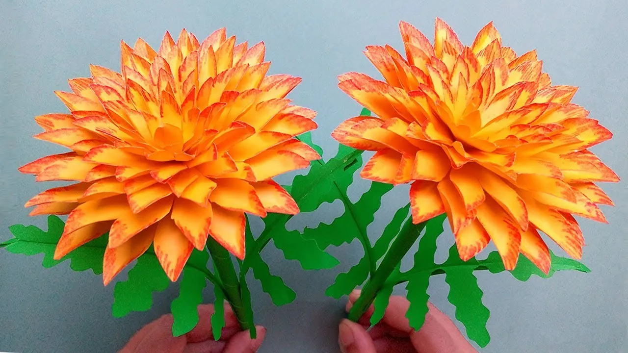 How To Make A Beautiful Flower With Paper