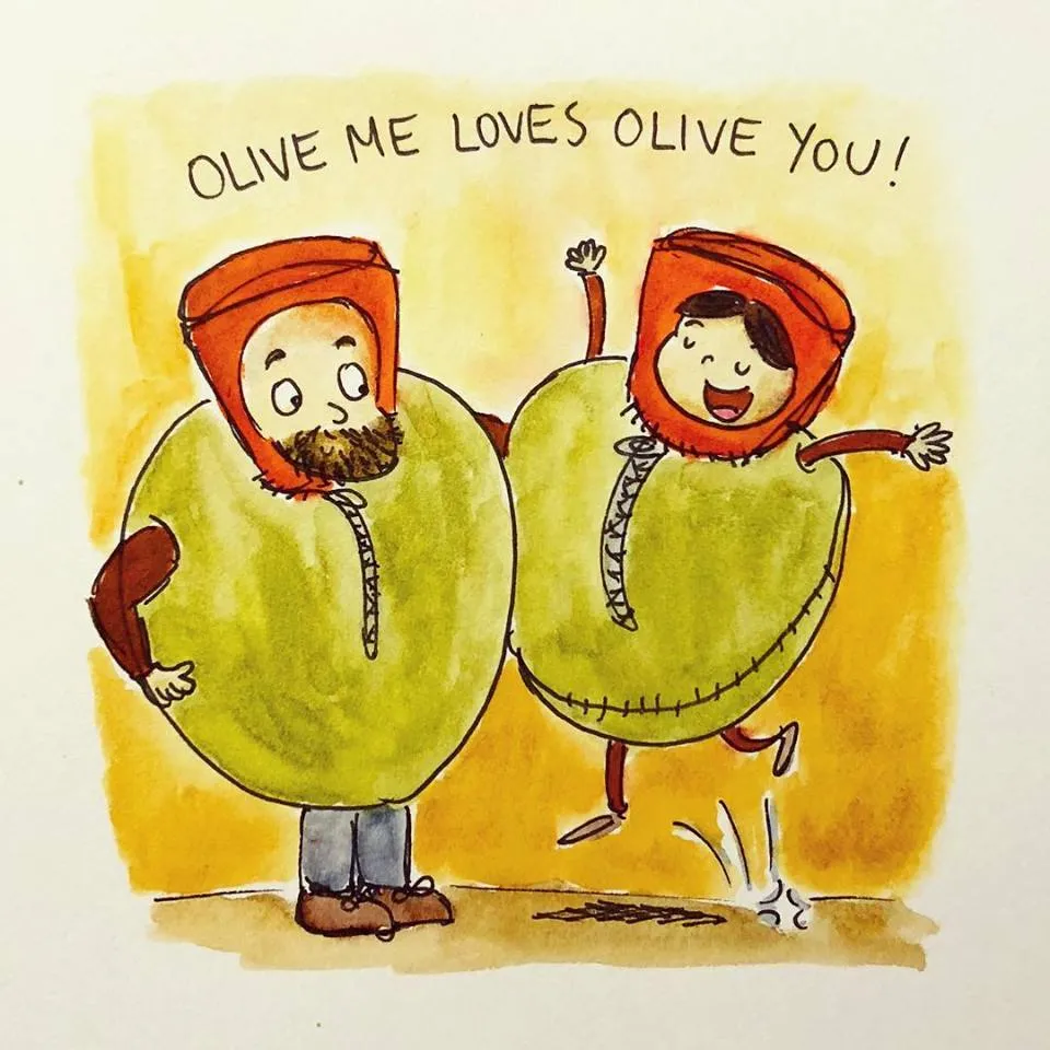 10 Cringey Ways To Say "I Love You" With Punny Drawings