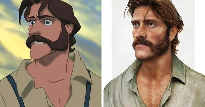 Artist Turns Disney Characters Into Realistic People (Dad Edition)