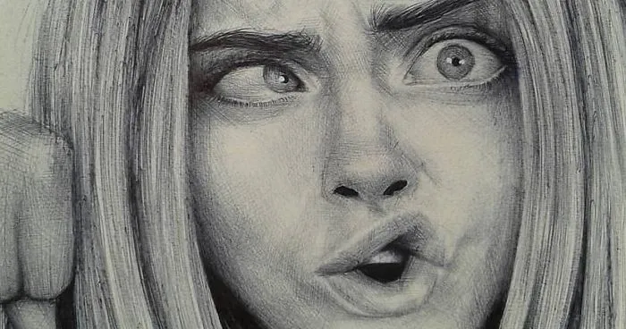 Brazilian Artist Draws Portraits With Only A Ballpoint Pen That Look Extremely Realistic