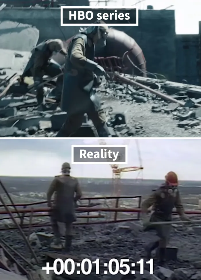 Comparaciones del auténtico Chernobyl VS la versión de HBO (20 imágenes)