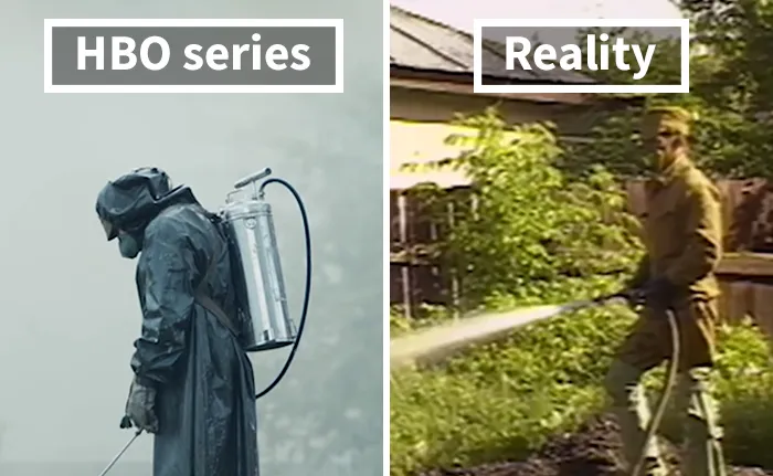 Comparaciones del auténtico Chernobyl VS la versión de HBO (20 imágenes)