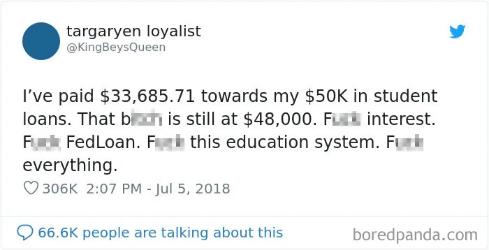 30 Alarming Posts About How The Student Debt System Affects People's Lives And It's Terrible