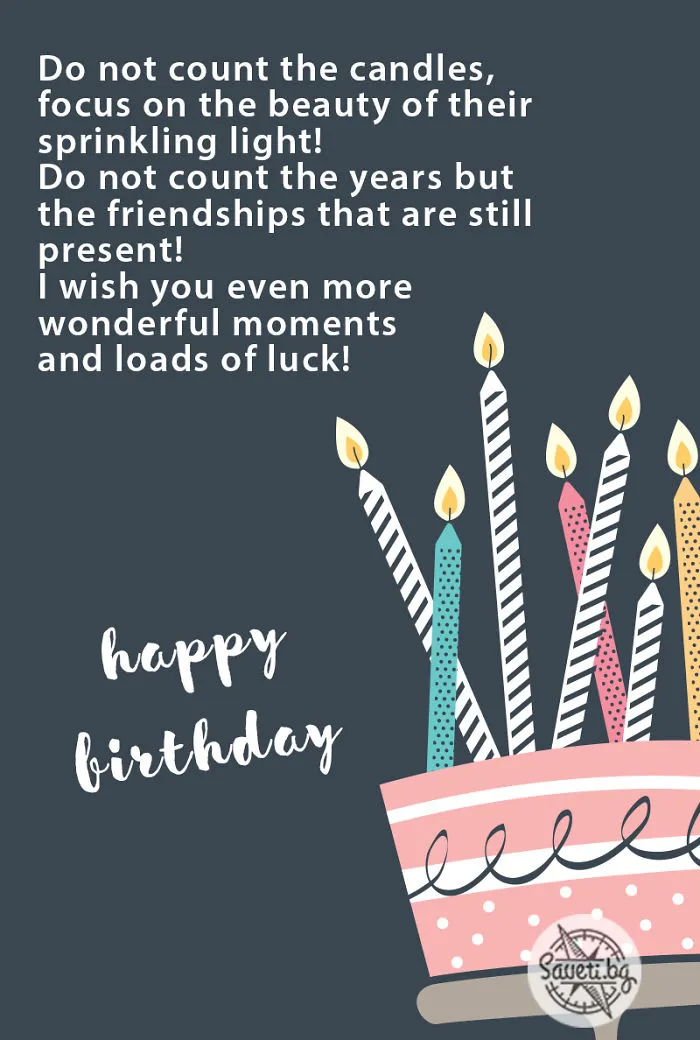 Birthday Card Candles