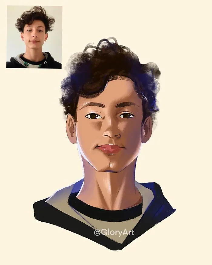 I Noticed That I've Been Drawing The Same Face And Features, So I Decided To Turn My Followers Into Illustrated Characters