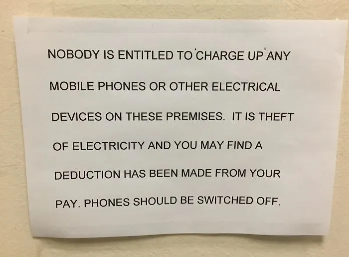 One Of A Seemingly Endless Series Of Unreasonable Notes Left By My Boss. It’s Great Here