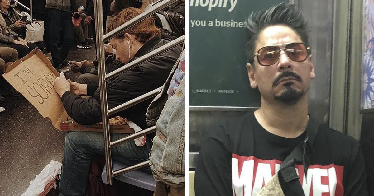 40 Cosas curiosas y divertidas vistas en el metro (Nuevas imágenes)