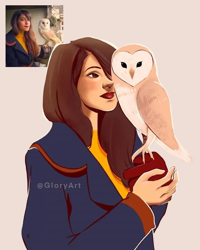 I Noticed That I've Been Drawing The Same Face And Features, So I Decided To Turn My Followers Into Illustrated Characters