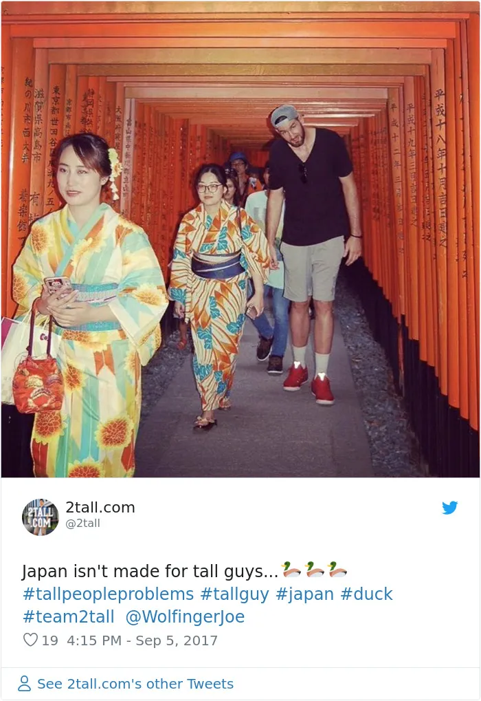 Japón no está hecho para los altos